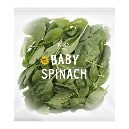 M&S Baby Spinach Washed & Ready to Cook