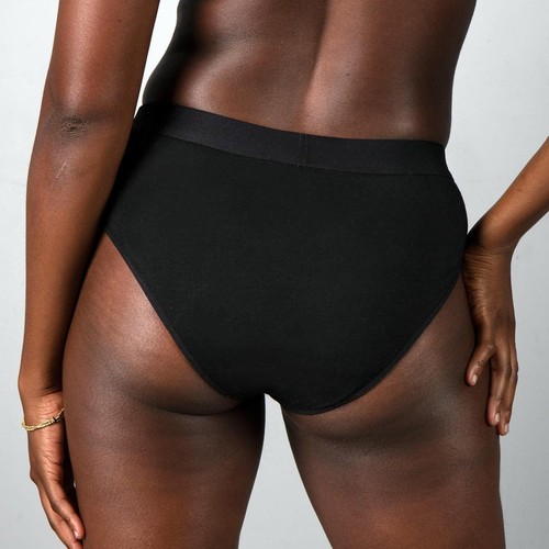 WUKA Bikini Brief Period Pants Medium Flow, Black L thumbnail 5