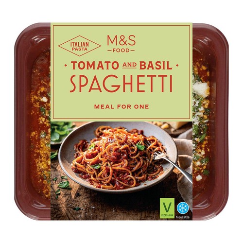 M&S Tomato & Basil Spaghetti Serves 1