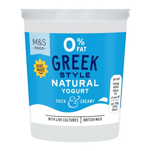 M&S Greek Style Live Yogurt 0% Fat thumbnail 2