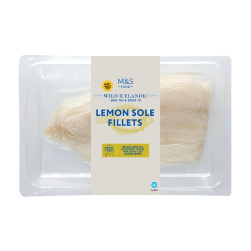 M&S Icelandic 2 Lemon Sole Fillets
