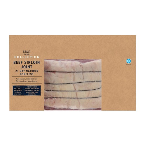 M&S Select Farms British Beef Sirloin Joint thumbnail 2
