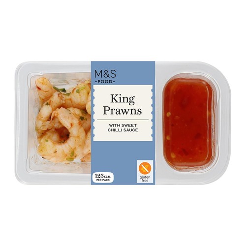M&S King Prawns with Sweet Chilli Sauce