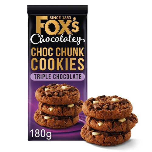 Fox's Biscuits Triple Chocolate Chunkie Cookie
