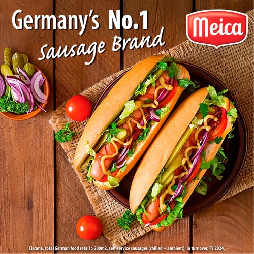 Meica Turkey & Chicken Hot Dog Sausages thumbnail 4
