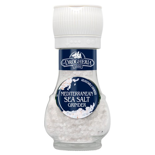 La Drogheria Mediterranean Sea Salt Mill Adjustable Grinder thumbnail 2