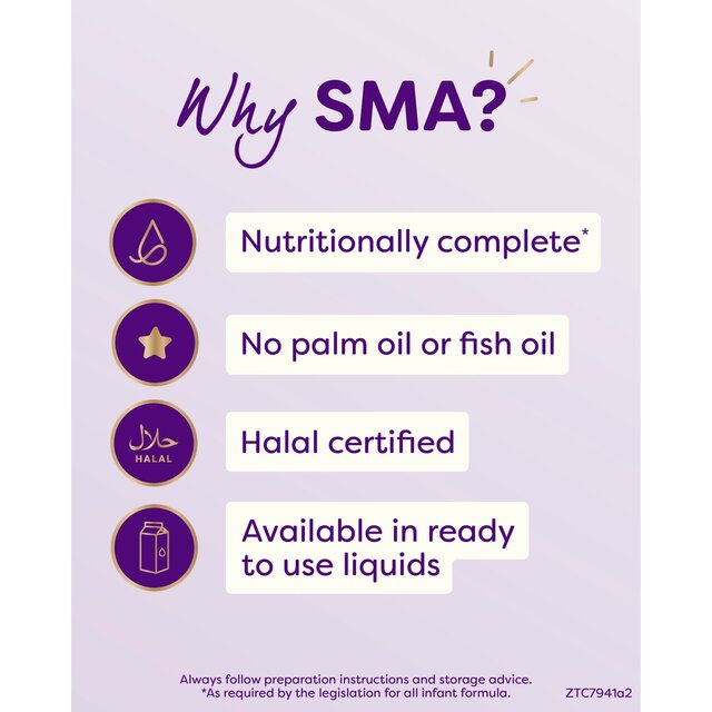 SMA Stage 1 First Infant Baby Milk Formula Powder from birth 800g thumbnail 9
