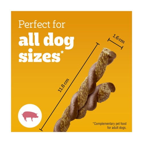 Pedigree Rodeo Duos Adult Dog Treats Chicken & Bacon thumbnail 4