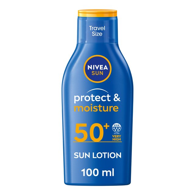 NIVEA SUN Protect & Moisture SPF 50+ Sun Lotion Travel Size thumbnail 2