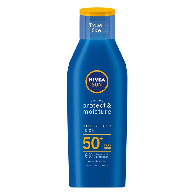 NIVEA SUN Protect & Moisture SPF 50+ Sun Lotion Travel Size thumbnail 7