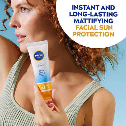 NIVEA SUN UV Face SPF 50 Sun Cream Shine Control thumbnail 2