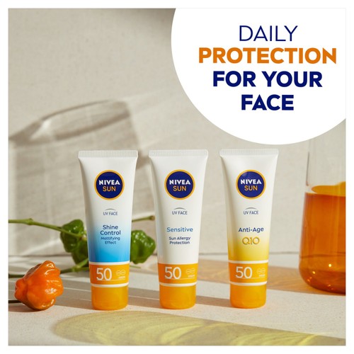 NIVEA SUN UV Face SPF 50 Sun Cream Shine Control thumbnail 9