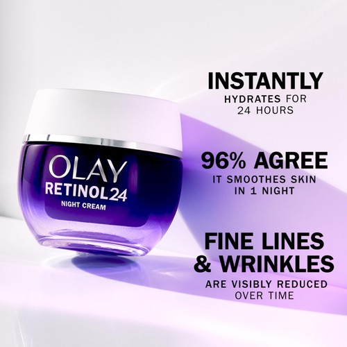 Olay Regenerist Retinol 24 Night Moisturiser with Retinol thumbnail 3