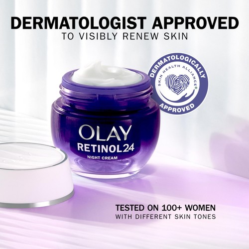 Olay Regenerist Retinol 24 Night Moisturiser with Retinol thumbnail 7