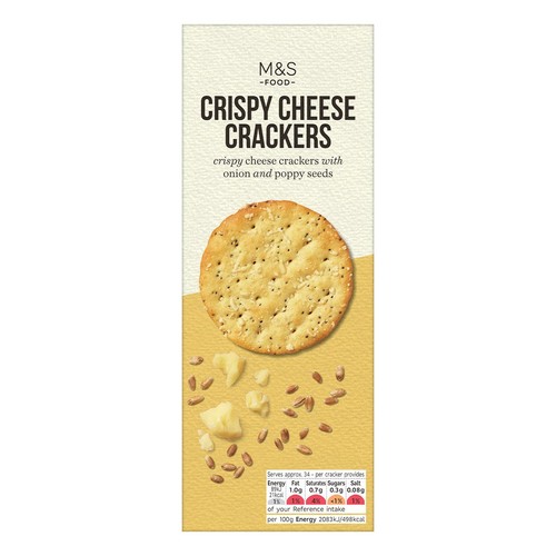 M&S Crispy Cheese Crackers thumbnail 2