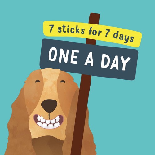 Edgard & Cooper Apple & Eucalyptus Medium Dog Dental Sticks thumbnail 5