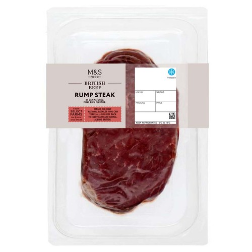 M&S 21 Day Matured Rump Steak
