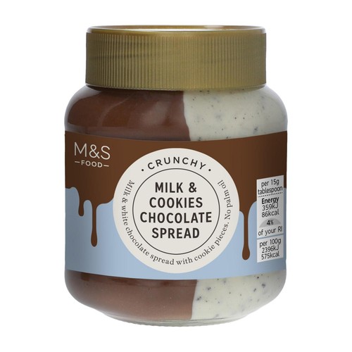 M&S Crunchy Milk &  Cookies Chocolate Spread thumbnail 2