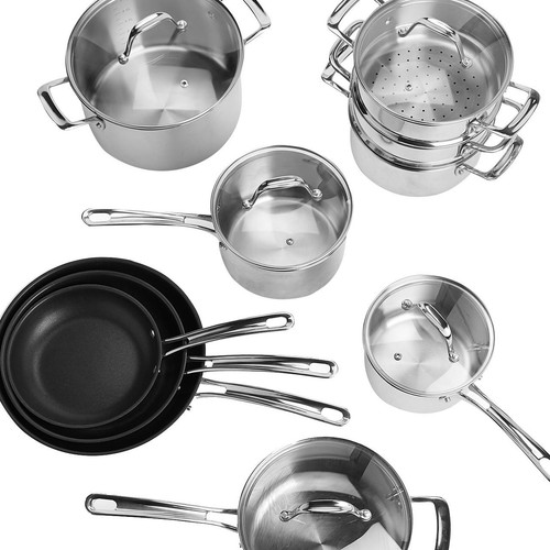 M&S Stainless Steel Non-Stick Frying Pan 20cm thumbnail 4