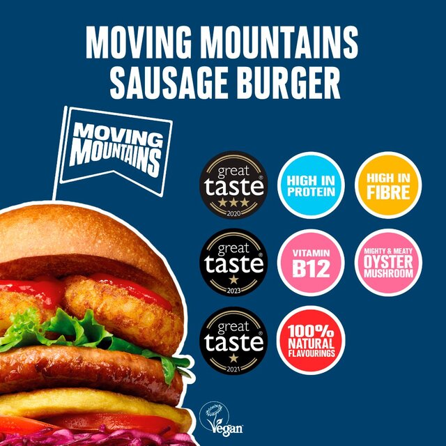 Moving Mountains Plant-Based Sausage Burger  thumbnail 5