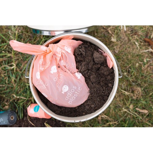 Adios Compostable & Biodegradable Dog Poo Bags - Grey  thumbnail 6
