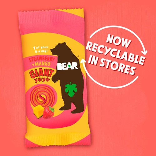 BEAR GIANT Fruit Yoyos Apple & Blackcurrant Multipack thumbnail 3