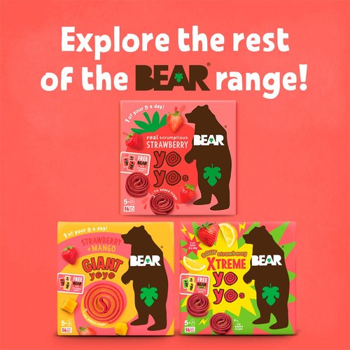 BEAR GIANT Fruit Yoyos Apple & Blackcurrant Multipack thumbnail 6