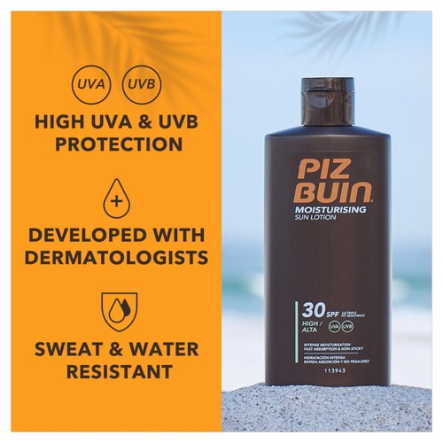 Piz Buin Moisturising Sun Lotion SPF30 thumbnail 2