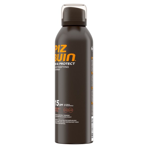 Piz Buin Tan & Protect Tan Intensifying Sun Cream Spray SPF15 thumbnail 10