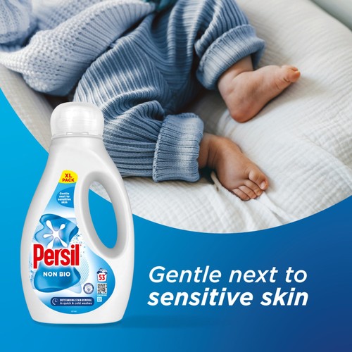 Persil Laundry Washing Liquid Detergent Non Bio 53 Washes thumbnail 2