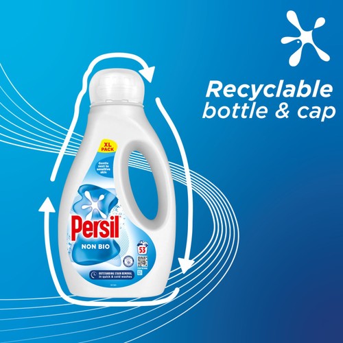 Persil Laundry Washing Liquid Detergent Non Bio 53 Washes thumbnail 5