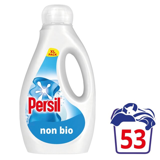 Persil Laundry Washing Liquid Detergent Non Bio 53 Washes