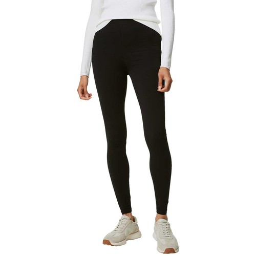 M&S Womens 2pk High Waisted Leggings, Size 18, Black/Black thumbnail 2