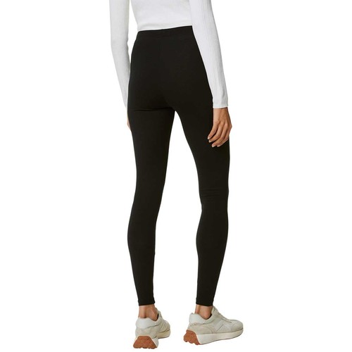 M&S Womens 2pk High Waisted Leggings, Size 10, Black/Black thumbnail 3