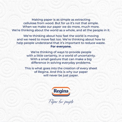 Regina Absorb Kitchen Roll 150 Supersized Sheets 2 Roll thumbnail 6