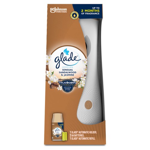 Glade Automatic Spray Holder & Refill Sandalwood & Jasmine Air Freshener thumbnail 2