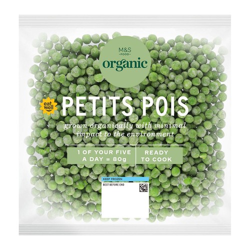 M&S Organic Petits Pois Frozen thumbnail 2