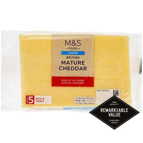 M&S British Lighter Mature Cheddar