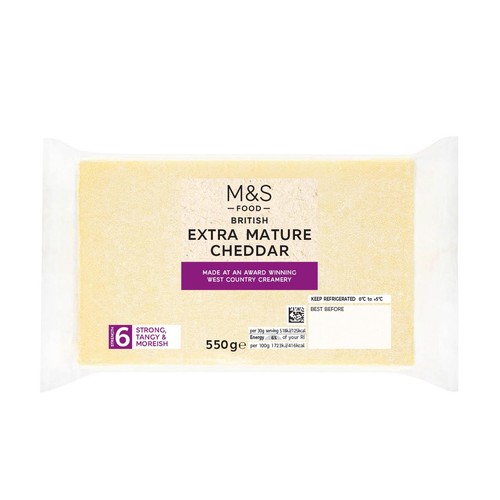 M&S British Extra Mature Cheddar thumbnail 2