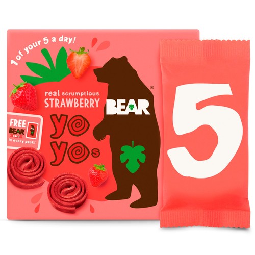 BEAR Fruit Yoyos Strawberry Multipack