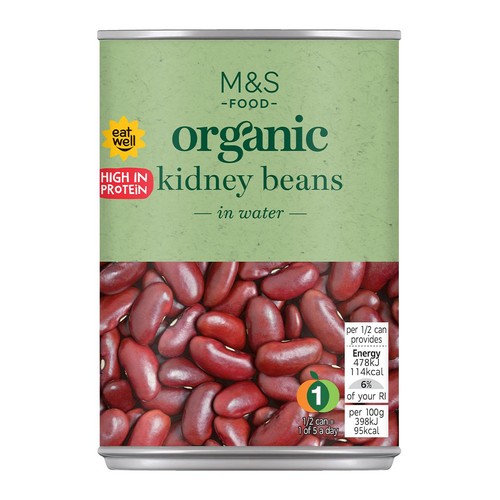 M&S Organic Red Kidney Beans in Water thumbnail 2