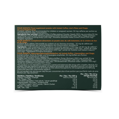 Four Sigmatic Achieve Organic Coffee with Lion's Mane & Chaga thumbnail 4