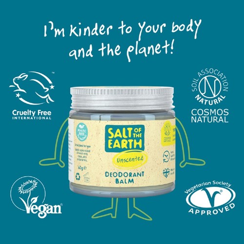 Salt of the Earth Unscented Natural Deodorant Balm thumbnail 3