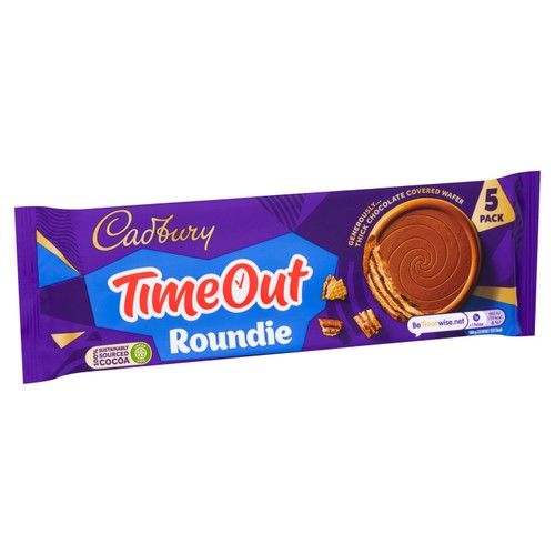 Cadbury Timeout Roundie Milk Chocolate Biscuits thumbnail 2