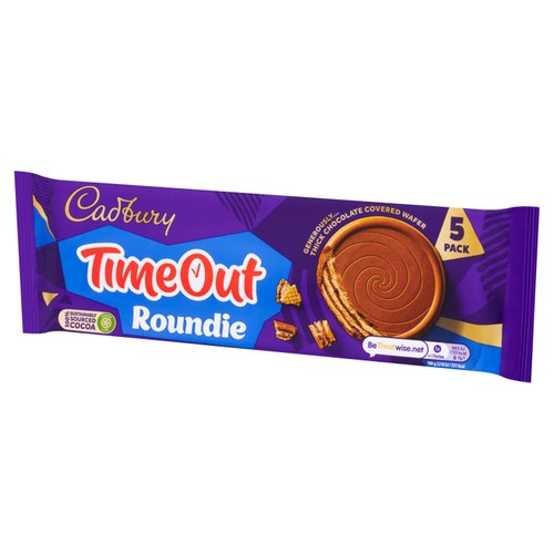Cadbury Timeout Roundie Milk Chocolate Biscuits thumbnail 4