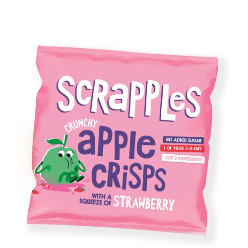 Scrapples Crunchy Apple & Strawberry Fruit Crisps thumbnail 2