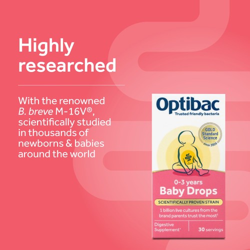 Optibac Probiotics Baby Drops - 30 Servings thumbnail 3