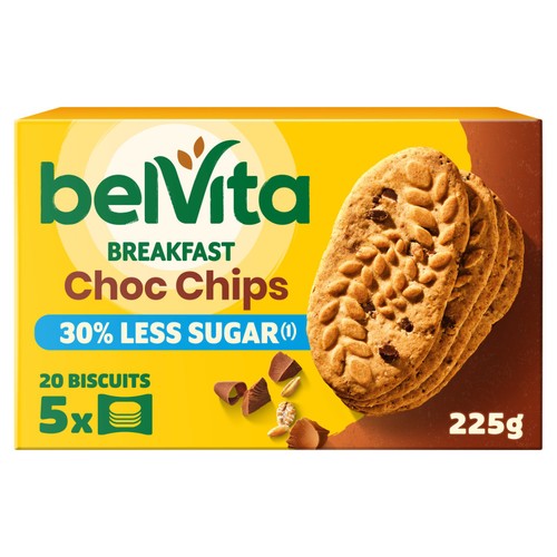 Belvita 30% Less Sugar Chocolate Chips Breakfast Biscuits