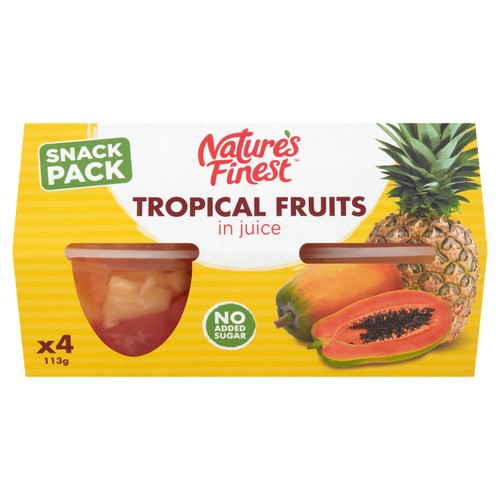 Nature's Finest Fruit Pots Tropical Fruit Salad thumbnail 2