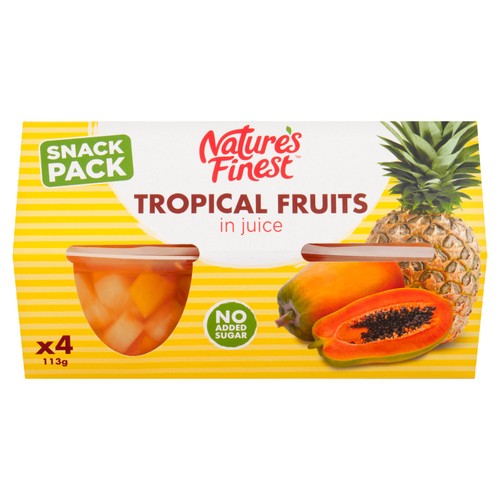 Nature's Finest Fruit Pots Tropical Fruit Salad thumbnail 3
